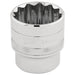Draper-HI-TORQ®-12-Point-Socket,-1/2"-Sq.-Dr.,-32mm