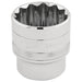 Draper-HI-TORQÂ®-12-Point-Socket,-1/2"-Sq.-Dr.,-32mm