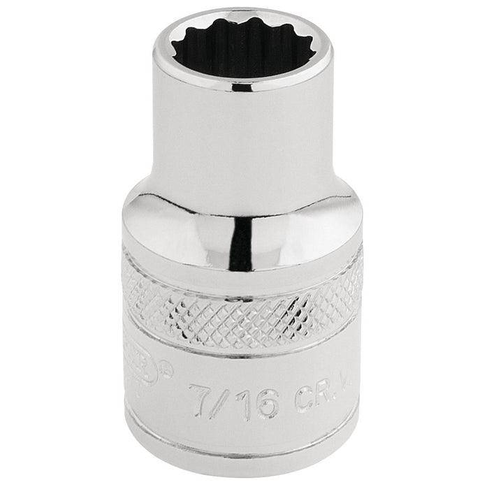 Draper-HI-TORQÂ®-12-Point-Socket,-1/2"-Sq.-Dr.,-7/16"