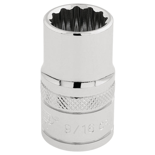 Draper-HI-TORQÂ®-12-Point-Socket,-1/2"-Sq.-Dr.,-9/16"