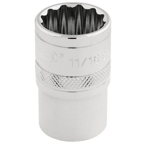 Draper-HI-TORQ®-12-Point-Socket,-1/2"-Sq.-Dr.,-11/16"