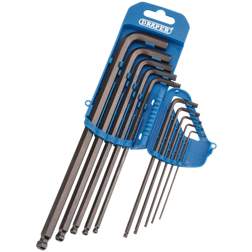 Extra-Long-Imperial-Hex.-and-Ball-End-Hex.-Key-Set-(10-Piece)