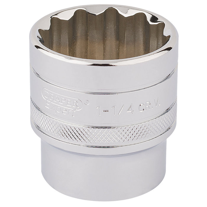 Draper-HI-TORQ®-12-Point-Socket,-1/2"-Sq.-Dr.,-1.1/4"