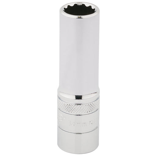 Draper-HI-TORQ®-12-Point-Deep-Socket,-1/2"-Sq.-Dr.,-14mm