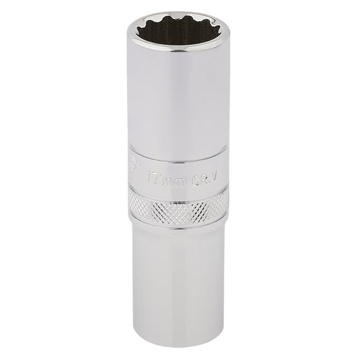 Draper-HI-TORQ®-12-Point-Deep-Socket,-1/2"-Sq.-Dr.,-17mm
