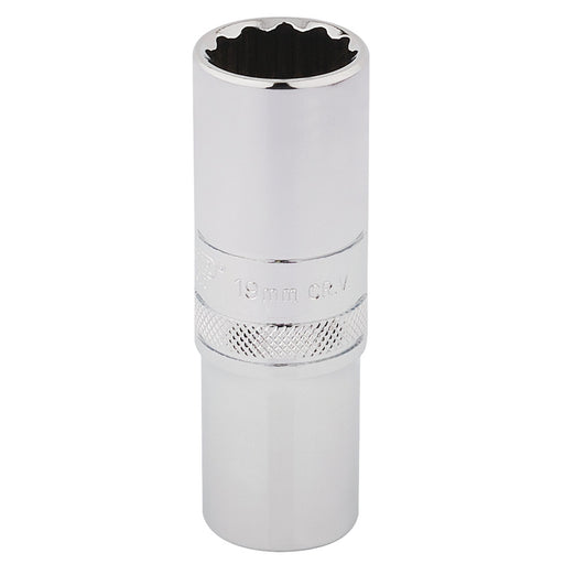 Draper-HI-TORQÂ®-12-Point-Deep-Socket,-1/2"-Sq.-Dr.,-19mm