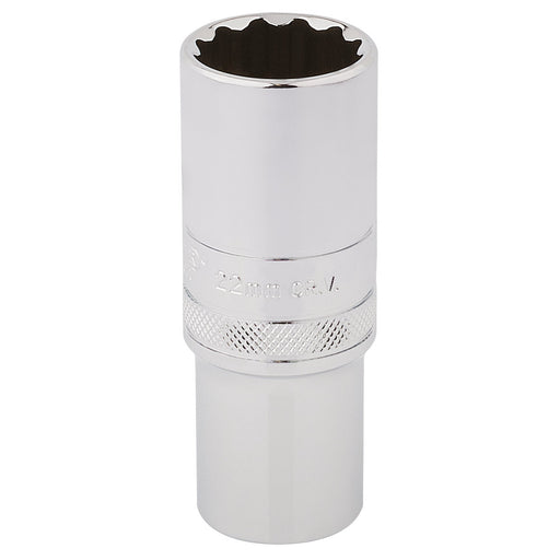 Draper-HI-TORQÂ®-12-Point-Deep-Socket,-1/2"-Sq.-Dr.,-22mm