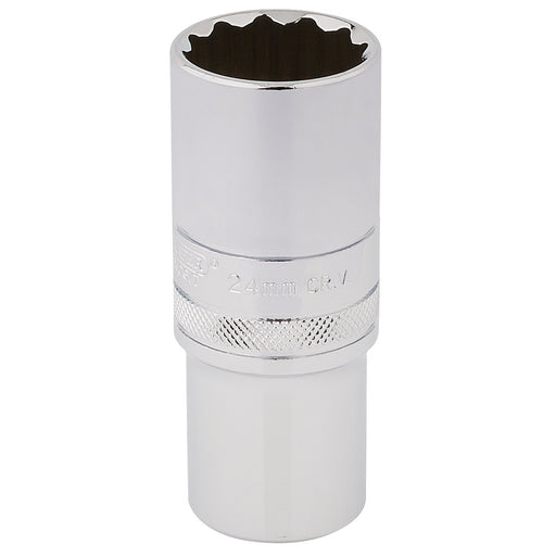 Draper-HI-TORQÂ®-12-Point-Deep-Socket,-1/2"-Sq.-Dr.,-24mm