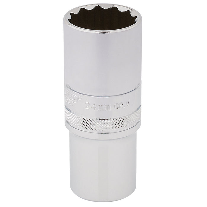 Draper-HI-TORQÂ®-12-Point-Deep-Socket,-1/2"-Sq.-Dr.,-24mm