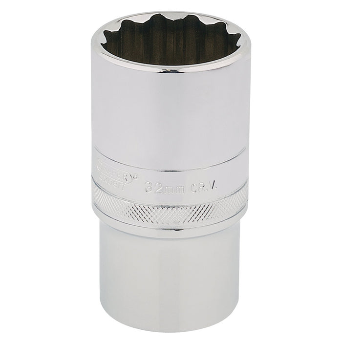 Draper-HI-TORQ®-12-Point-Deep-Socket,-1/2"-Sq.-Dr.,-32mm