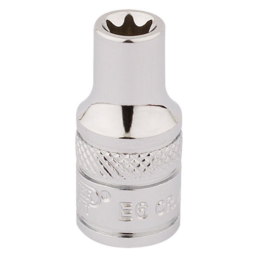 Draper-TX-STAR®-Socket,-1/4"-Sq.-Dr.,-E6