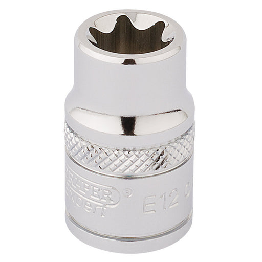 Draper-TX-STAR®-Socket,-3/8"-Sq.-Dr.,-E12