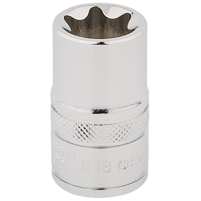 Draper-TX-STAR®-Socket,-1/2"-Sq.-Dr.,-E18