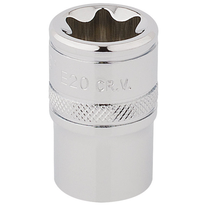 Draper-TX-STARÂ®-Socket,-1/2"-Sq.-Dr.,-E20