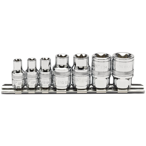 Draper-Expert-TX-STAR®-Socket-Set,-1/4"-and-3/8"-Sq.-Dr.-(7-Piece)