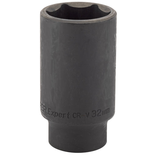 Draper-Expert-HI-TORQ®-Deep-Impact-Socket,-1/2"-Sq.-Dr.,-32mm-(Sold-Loose)