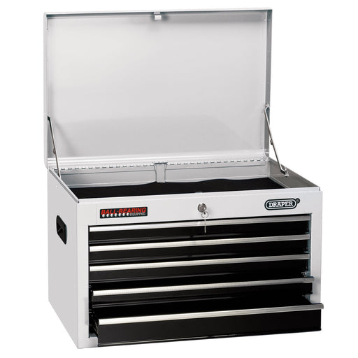 Tool-Chest,-5-Drawer,-26",-White