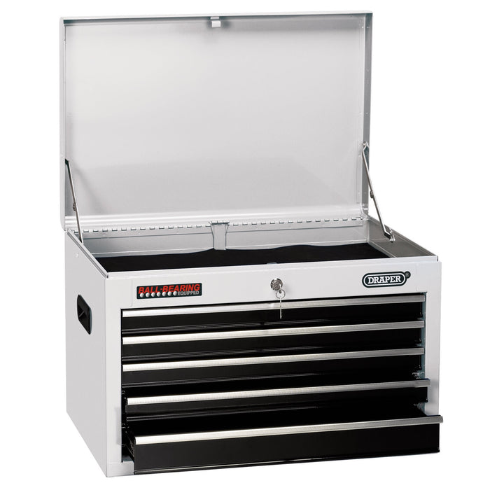 Tool-Chest,-5-Drawer,-26",-White