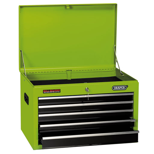 Tool-Chest,-5-Drawer,-26",-Green