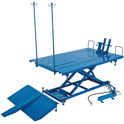 Pneumatic/Hydraulic-Motorcycle/ATV-Small-Garden-Machinery-Lift,-680kg