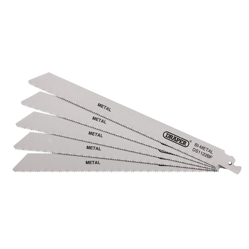 Bi-metal-Reciprocating-Saw-Blades-for-Metal-Cutting,-225mm,-14tpi-(Pack-of-5)