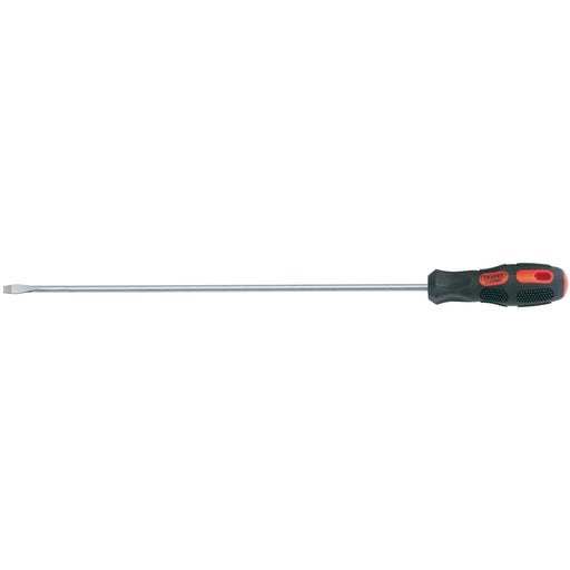 Plain-Slot-Flared-Tip-Long-Reach-Screwdriver,-9.5-x-250mm