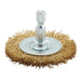 Brassed-Steel-Crimped-Wire-Wheel-Brush,-50mm