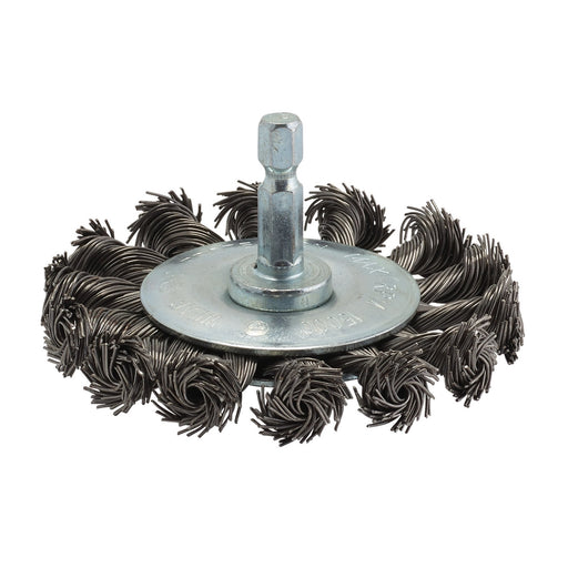 Steel-Twist-Knot-Wire-Wheel-Brush,-75mm