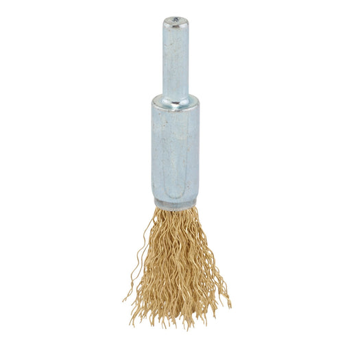 Brassed-Steel-Crimped-Decarb-Brush,-13mm