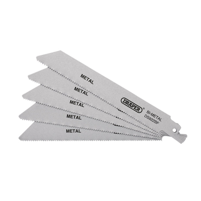 Bi-metal-Reciprocating-Saw-Blades-for-Metal,-150mm,-14tpi-(Pack-of-5)