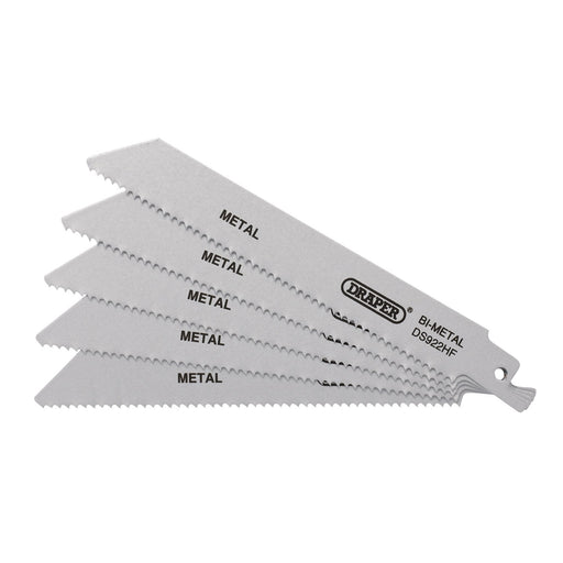 Bi-metal-Reciprocating-Saw-Blades-for-Metal,-150mm,-10tpi-(Pack-of-5)