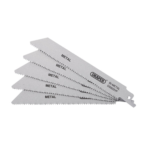 Bi-metal-Reciprocating-Saw-Blades-for-Metal,-150mm,-10-14tpi-(Pack-of-5)