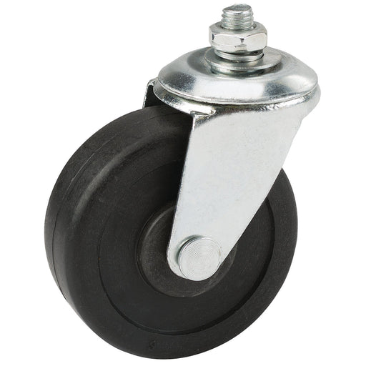 Solid-Rubber-Castor-Wheel,-70mm