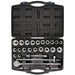 Draper-HI-TORQ®-Combined-MM/AF-Socket-Set,-3/4"-Sq.-Dr.,-Black-(26-Piece)