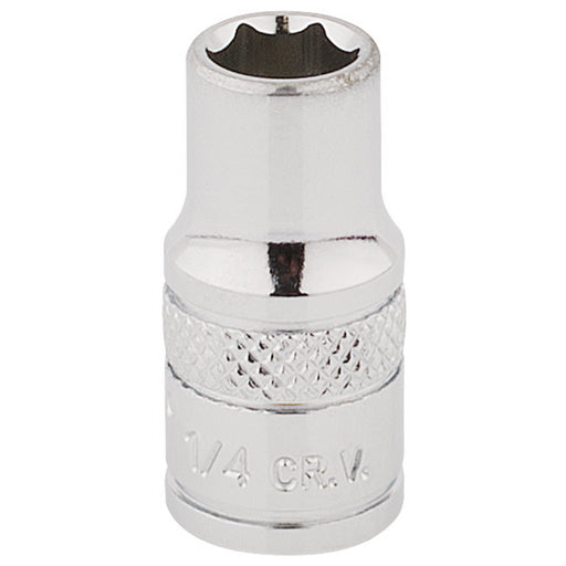 Draper-HI-TORQ®-6-Point-Socket,-1/4"-Sq.-Dr.,-1/4"