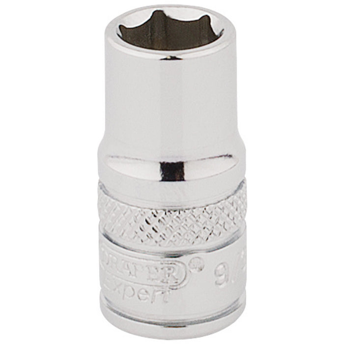 Draper-HI-TORQ®-6-Point-Socket,-1/4"-Sq.-Dr.,-9/32"