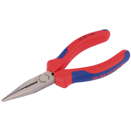 KNIPEX-25-02-140-SB-Long-Nose-Pliers---Heavy-Duty-Handles,-140mm