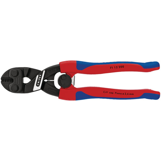 KNIPEX-Cobolt®-71-12-200-SB-Compact-Bolt-Cutters-with-Sprung-Handles,-200mm