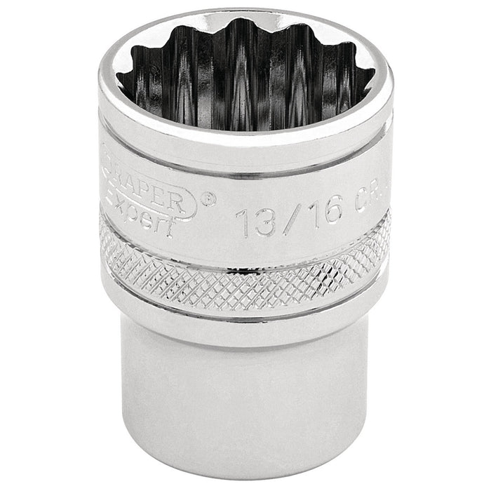 Draper-HI-TORQÂ®-12-Point-Socket,-3/8"-Sq.-Dr.,-13/16"