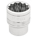 Draper-HI-TORQÂ®-12-Point-Socket,-3/8"-Sq.-Dr.,-1"