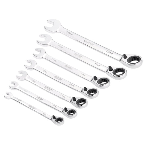 Draper-HI-TORQÂ®-Metric-Reversible-Ratcheting-Combination-Spanner-Set-(7-Piece)