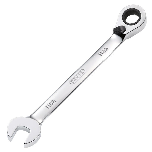Draper-HI-TORQÂ®-Metric-Reversible-Ratcheting-Combination-Spanner,-11mm