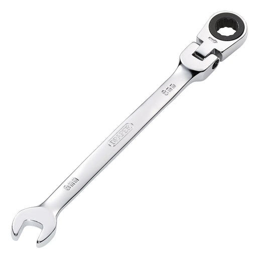 Draper-HI-TORQÂ®-Metric-Flexible-Head-Ratcheting-Combination-Spanner,-8mm