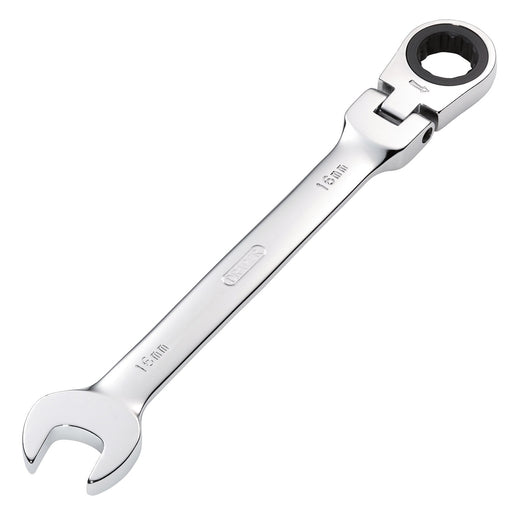 Draper-HI-TORQÂ®-Metric-Flexible-Head-Ratcheting-Combination-Spanner,-16mm