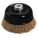 Draper-Expert-Brassed-Steel-Crimped-Wire-Cup-Brush,-125mm,-M14
