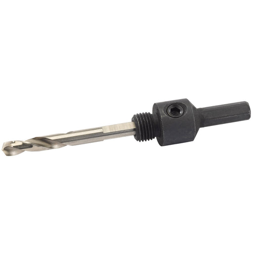 Hex.-Shank-Holesaw-Arbor-with-HSS-Pilot-Drill-for-14---30mm-Holesaws,-5/16"-Thread