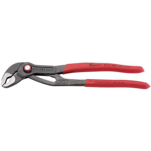 KNIPEX-Cobra®-87-21-250-QuickSet-Water-Pump-Pliers,-250mm