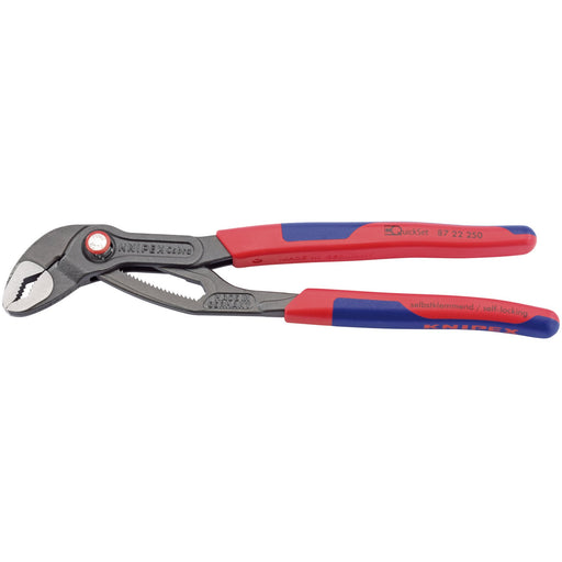 KNIPEX-Cobra®-87-22-250-QuickSet-Water-Pump-Pliers,-250mm