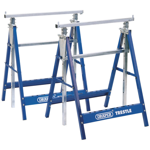 Pair-of-Telescopic-Trestle/Saw-Horse,-685-x-585mm