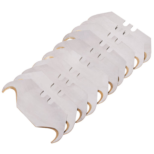 Draper-Expert-Two-Notch-Hooked-Trimming-Knife-Blades-(Pack-of-10)